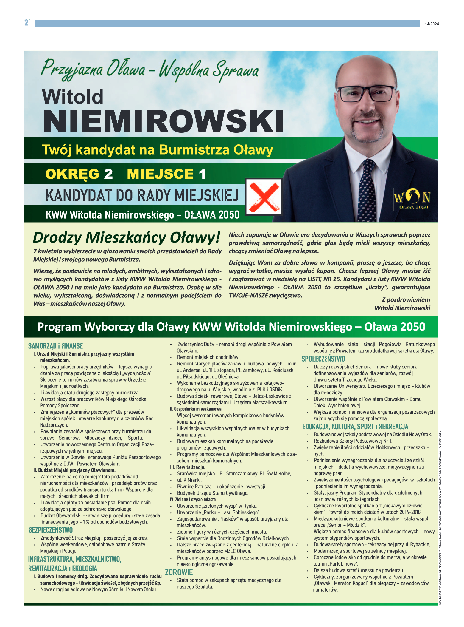Gazeta na wybory nr 2/2024 - strona 2