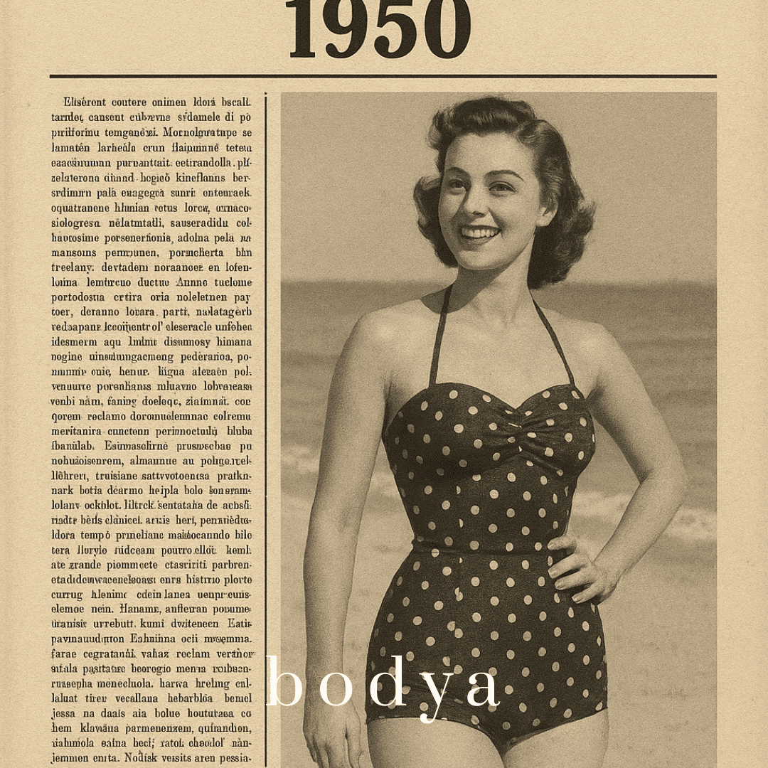 stroje kąpielowe retro