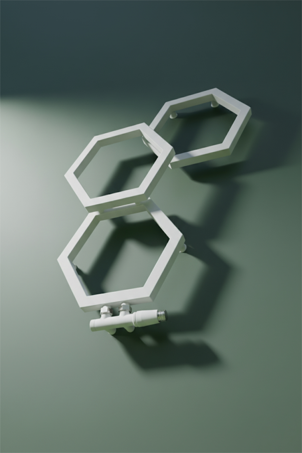 grzejnik dekoracyjnyb biały plaster miodu apis froxan