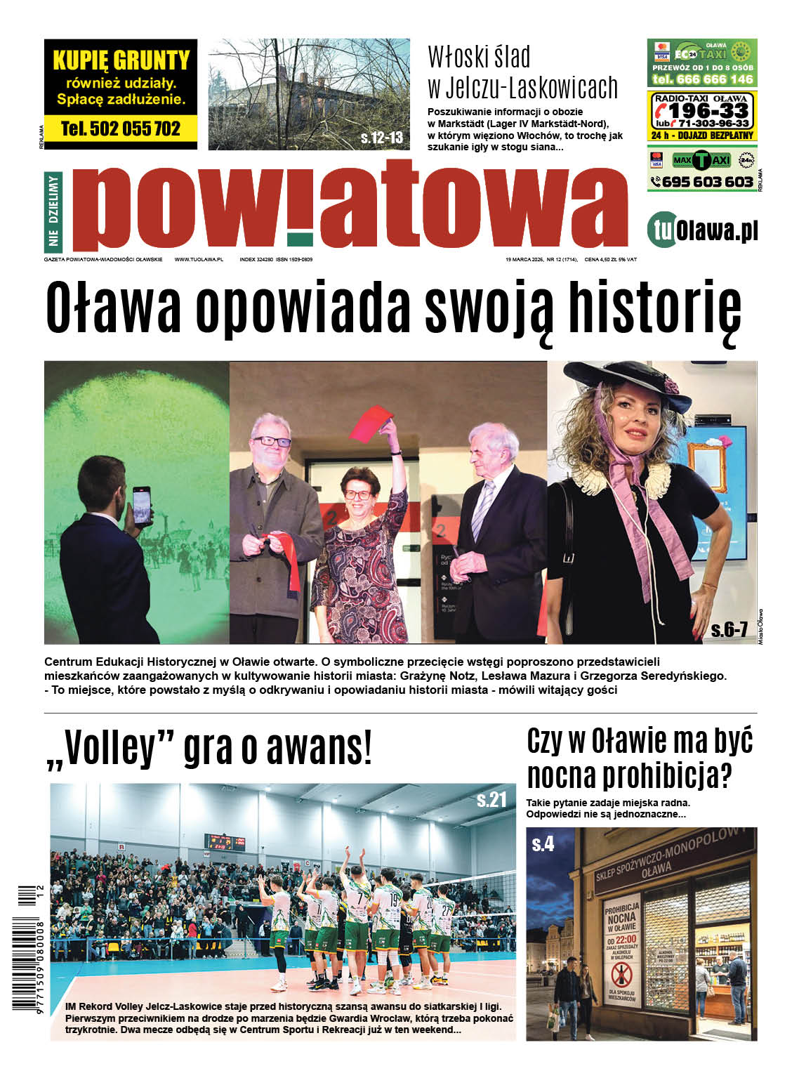 Gazeta Powiatowa - Wiadomości Oławskie
