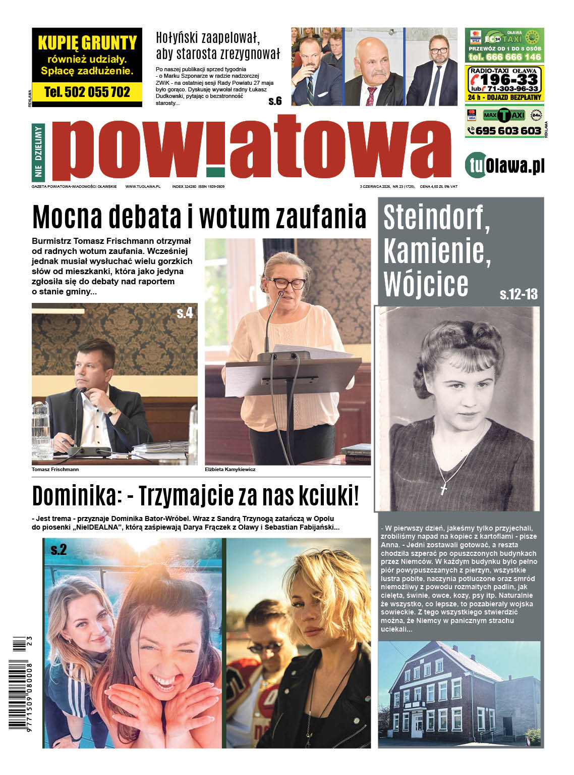 Gazeta Powiatowa - Wiadomości Oławskie