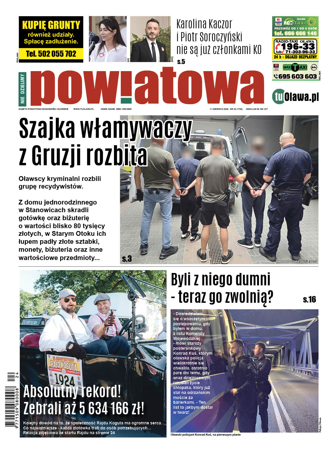 Gazeta Powiatowa - Wiadomości Oławskie