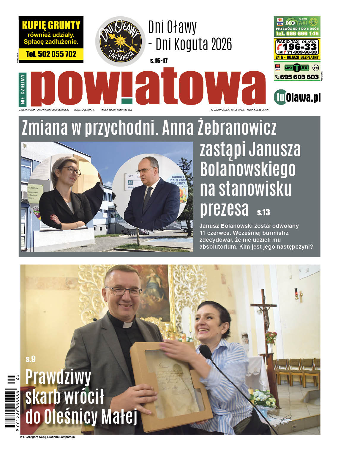 Gazeta Powiatowa - Wiadomości Oławskie
