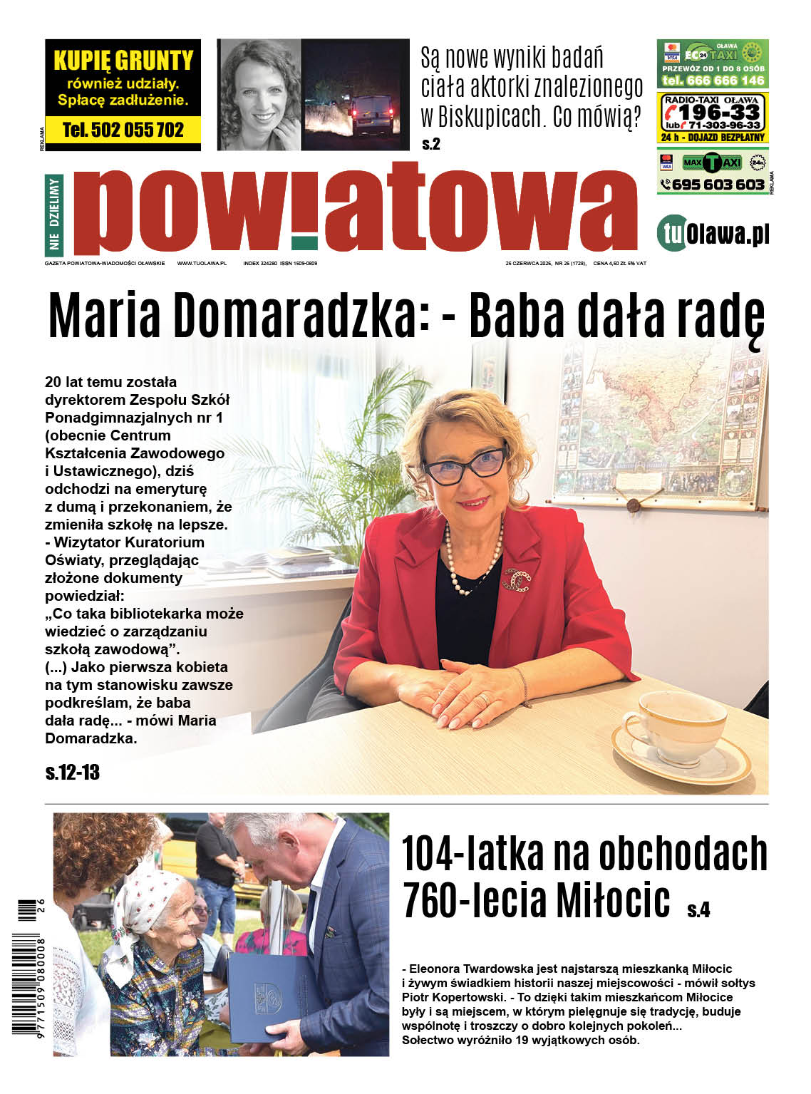 Gazeta Powiatowa - Wiadomości Oławskie