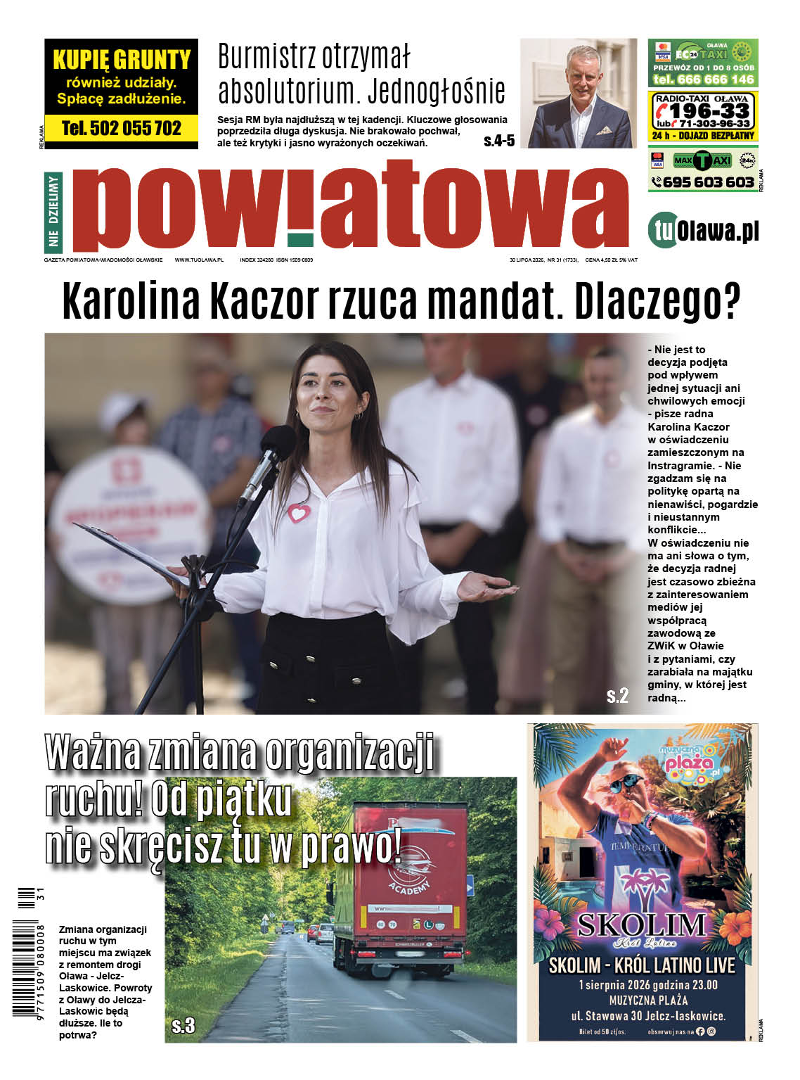 Gazeta Powiatowa - Wiadomości Oławskie