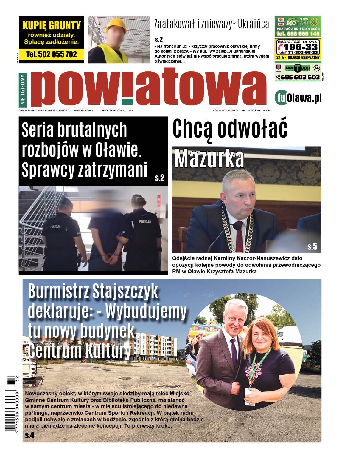 Gazeta Powiatowa - Wiadomości Oławskie