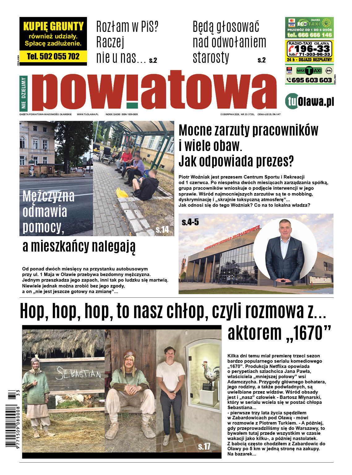 Gazeta Powiatowa - Wiadomości Oławskie