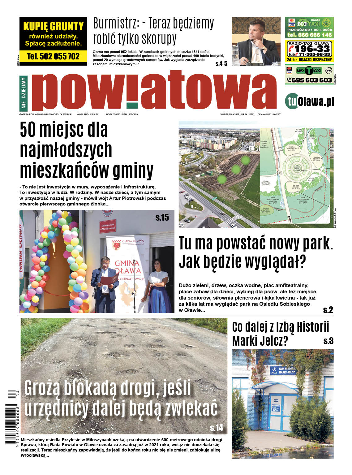 Gazeta Powiatowa - Wiadomości Oławskie