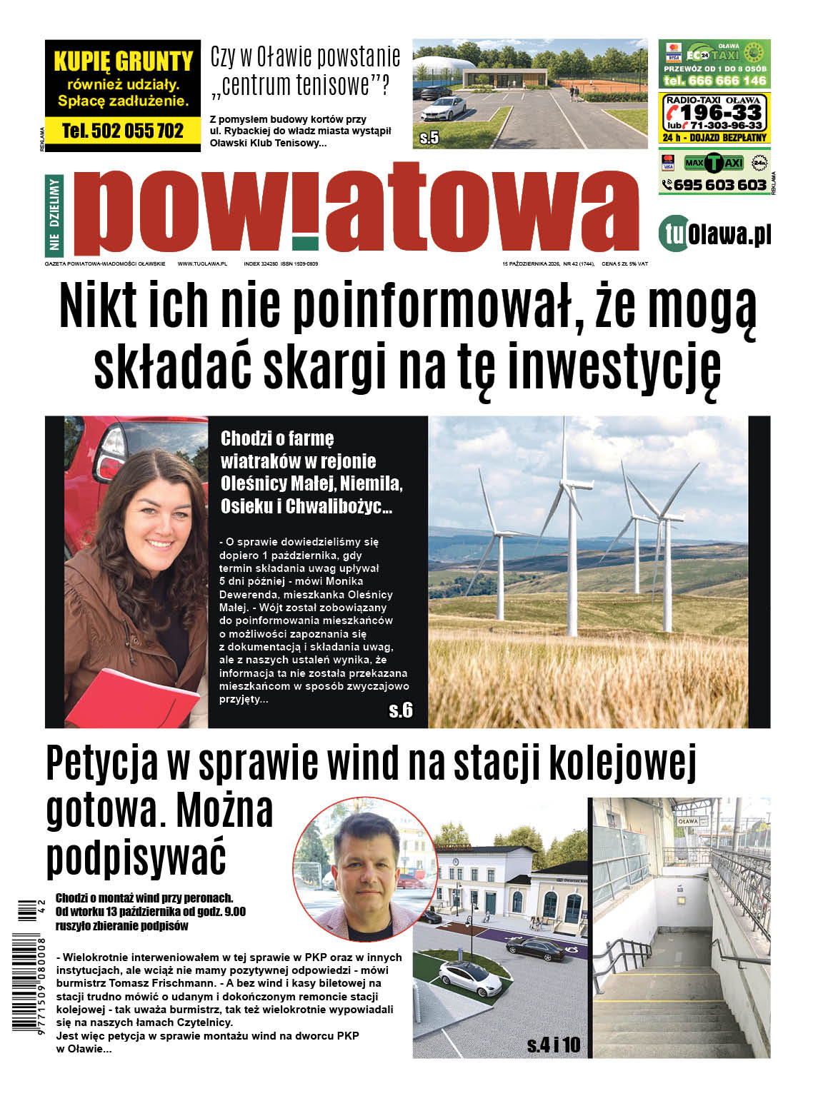 Gazeta Powiatowa - Wiadomości Oławskie